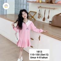 ราคา Sanrio Kuromi Pink Purple Girls Croptop เดรสเกาหลี - 1813 (28381977070)