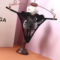 ราคา ญี่ปุ่นลูกไม้โปร่งใสทอง Victorias Secret สไตล์รูปหัวใจ Hollow Low-Waist T-Pants Ultra-Thin Breathable เซ็กซี่ทอง Temptation ก้นสวยไม่มีรอยต่อ T-back สบายผิวที่เป็นมิตรใน (44417269069)