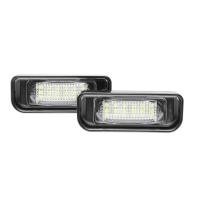 ราคา BENZ ไฟส่องป้ายทะเบียน license plate light W220 แคนบัส LED ป้ายทะเบียนรถ (2 ชิ้น) ไฟไม่โชว์ ร้านไทย (25015479538)