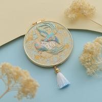 ราคา กระจกโบราณสไตล์จีนทองแดงกระจกแกะสลักโลหะพับกระจกวัฒนธรรมสร้างสรรค์แบบพกพามือถือกระจกแต่งหน้าของที่ระลึกท่องเที่ยว1.1 (29122308613)