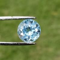 ราคา TOP CRYSTAL NATURAL BLUE STONE TOPAZ TOPAS BLUE 12MM (28165165512)