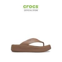 ราคา ♞,♘,♙CROCS รองเท้าแตะผู้หญิง GETAWAY PLATFORM FLIP รุ่น 2094102Q9 - LATTE KHF (44365396035)