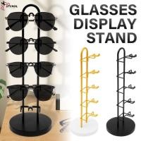 ราคา 5คู่แว่นกันแดดการจัดเก็บชั้นวางแว่นตากรอบโลหะที่มีฐานไม้เหมาะสําหรับตารางแสดง ร้านค้า9978 (43112606995)