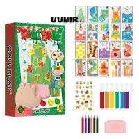 ราคา Uumir DIY Rainbow Scratch Art,ภาพวาดอุปกรณ์ศิลปะ DIY วัสดุไม้กวาดศิลปะเด็กชุดสี,สัตว์รูปแบบภาพวาดการสอนเครื่องมือ Rainbow Dot Scratch ภาพวาดศิลปะ (29879516779)