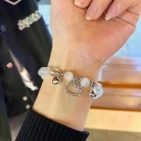 ราคา สร้อยข้อมือหินตาแมวเทียม กระดิ่งหัวใจคิตตี้ กำไลข้อมืออเนกประสงค์ เชือกผูกมือลายเพื่อนซี้ (40712237808)
