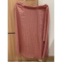 ราคา กระโปรงลายสีแดงผ้าใสสบายลื่นๆH&M (43355506668)