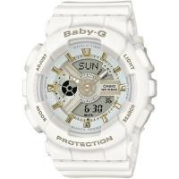 ราคา Casio baby-g นาฬิกาข้อมือผู้หญิง รุ่น BA-110GA-7A1DR (White) (1653636730)