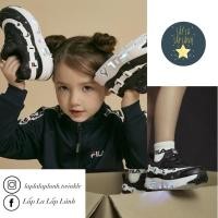 ราคา FILA จุดด่างพร้อยรองเท้าผ้าใบ ฟิลา มีไฟ สําหรับเด็ก ขนาด 32 (40258833253)