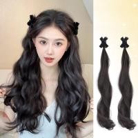 ราคา เจ้าหญิงหวานโบว์วิกผมสุภาพสตรีแฟชั่นปริมาณผมยาวถักเปียวิกผมหางม้า (29063485077)