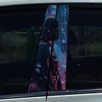 ราคา 2x สติ๊กเกอร์ติดกลางรถรูปหัวกะโหลกซามูไร ฟิล์มป้องกันสำหรับคอลัมน์ B (42750867639)