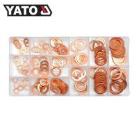 ราคา (มีใบกำกับภาษี) YATO YT-06871 ชุดแหวนทองแดง 150 ตัวชุด (Ø 10 – 20 mm) (4595274504)