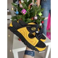 ราคา Scholl รองเท้าสกอลล์-ไซโคลน สีดำ/เหลือง Cyclone รองเท้าแตะสวม รองเท้าสุขภาพ เบา ทนทาน รหัส 1955 (16385739158)