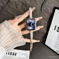 ราคา สายข้อมือสแตนเลสใหม่ สายเพชรสองแถวสำหรับ Apple Watch Series 10 9 8 Series 7 6 Se 5 4 3 2 1, se, SE2, Ultra, ขนาด 49mm 41mm 45mm สายแฟชั่นอาวุโส (26585482960)