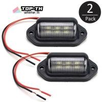 ราคา 2ชิ้นกันน้ํา6-นํา 12โวลต์ป้ายทะเบียนรถเรือรถบรรทุกรถพ่วงขั้นตอนโคมไฟ (29739667223)