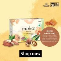 ราคา ใหม่ สบู่ก้อนโมฮา สูตรสครับ สบู่Moha Soap Scrup India Soap สบู่สมุนไพรโมฮาสครับ ผสมสะเดาอินเดีย ก้อนเดียวใช้ได้ทั้งตัว (24120674068)
