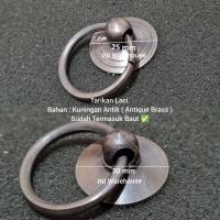 ราคา มือจับลิ้นชักทองเหลืองโบราณดั้งเดิมดึงทองเหลืองโบราณ (42503829917)