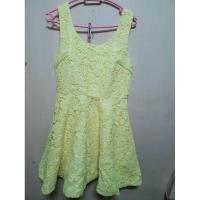 ราคา งานป้าย Areeya มือ 1 ป้ายห้อย ผ้าลูกไม้ อย่างดี สีเหลืองสดใส (26679067167)