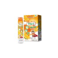 ราคา Vita-C Jelly Strip Orange Flavor เยลลี่ รสส้ม ผสมวิตามินซี สำหรับเด็ก VITAMIN C 50mg ยกกล่อง 10 ซอง (ซองละ 15 กรัม) (29782218000)