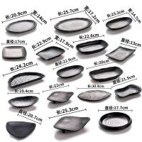 ราคา [พร้อมส่ง] [เมลามีน] พิมพ์ฟรี LOGO A5 จานชามเมลามีน จานเมลามีน ทรงสี่เหลี่ยม ขนาด A5 สีดํา สไตล์เกาหลี ญี่ปุ่น สําหรับใส่ซูชิ ขนมหวาน เมลามีน ขายส่ง (20182742299)