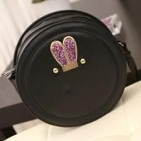 ราคา TK พร้อมส่ง กระเป๋าสะพายหูกระต่ายทรงกลม TK074 (785949078)