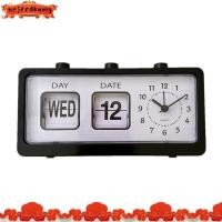 ราคา Mechanical นาฬิกาปลุก Novelty Flip Clock Desktop นาฬิกาดิจิตอลพร ้ อมปฏิทินนาฬิกาตกแต ่ งบ ้ าน Retro Decor,Black uejfrdkuwg (24131489380)