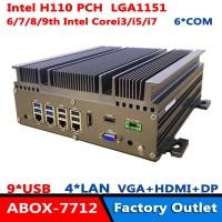 ราคา วิดีโอการเฝ้าระวัง วิเคราะห์ รองรับ 4LAN รองรับ Intel Core i3-6100/i5-6500/i7-6700 สำหรับพีซี จอแสดงผลคู่ 4K (22090720210)