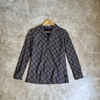 ราคา Daks London เสื้อเชิ้ตผู้หญิงลายตารางเล็ก (29284922761)