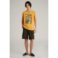 ราคา McJeans เสื้อยืดแขนสั้นผู้ชาย คอกลม สีมัสตาด MTTZ942 (26578574133)