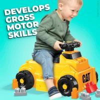 ราคา รถขาไถพร้อมตัวต่อ MEGA BLOKS First Builders Cat Toddler Building Blocks Toy Set (28224935476)