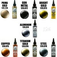 ราคา สี โทนเหล็ก SKULL COLOR สีพร้อมใช้สำหรับงานแอร์บรัช (1538762005)