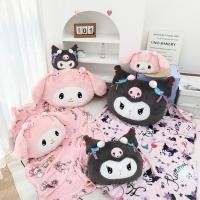 ราคา [พร้อมส่ง] หมอนผ้าห่ม หัวตุ๊กตา My Melody & Kuromi (26889315602)