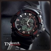 ราคา us submarine SPORT DIGITAL รุ่น TP-3147M นาฬิกาของแท้กันน้ำ100%พร้อมกล่อง ขอบแดง (933528796)