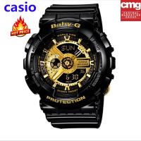 ราคา Casio Baby-G BA-110-1A black gold seriesนาฬิกาเรซิ่น(ประกัน CMG ศูนย์เซ็นทรัล 1 ปี)กันน้ำนาฬิกาผู้หญิง นาฬิกากีฬา (2409030574)
