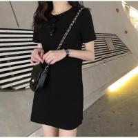 ราคา Peonist Daily Short-Sleeve Mini Jersey Dress (40806636021)