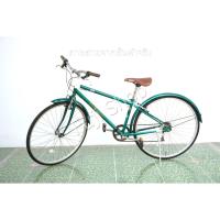 ราคา จักรยานไฮบริดญี่ปุ่น - ล้อ 700c - มีเกียร์ - Jaguar Sports 700 - สีเขียว [จักรยานมือสอง] (27775851934)