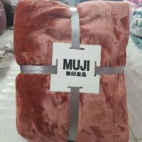 ราคา ผ้าห่มขนกระต่าย Muji รุ่นใหม่ 2018 2 x 2,3m สีส้ม (40913522886)