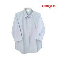 ราคา Uniqlo(L) เสื้อเชิ้ต แขนห้าส่วน ลายทาง (5092713575)
