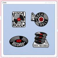 ราคา Vintage สีดําบันทึกเข็มกลัดเคลือบเครื่องเล่นเพลงป้ายเข็มกลัด CD เทป Lapel Pins เครื่องประดับของขวัญ (26331836853)