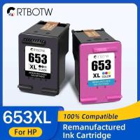 ราคา 653XL เปลี่ยนตลับหมึกสําหรับ HP 653 HP653 XL ใช้งานร่วมกับ DeskJet Ink Advantage 1275 (42909662127)