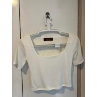 ราคา เสื้อยืดเอวลอย สีขาว (21895171204)