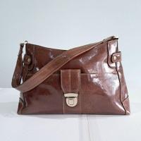 ราคา กระเป๋าสะพาย Liz Claiborne สีน้ำตาล มือสอง สภาพดี (Bag - 10) (27027957308)