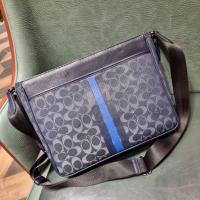 Coach C5291 Thompson Crossbody In Signature Jacquard With Varsity Stripe กระเป๋าสะพายข้าง