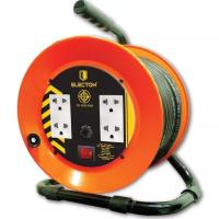 ราคา ล้อเก็บสายไฟ มอก. VCT3x1.5 30เมตร Electon EN2 * วัสดุผลิตจากเหล็กอบสี แข็งแรง ทนทานและไม่เป็นสนิม (3510645929)