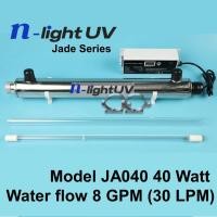 ราคา n-Light UV เครื่องฆ่าเชื้อในน้ำด้วยแสงยูวีสำหรับทั้งบ้าน Whole House Ultraviolet Water Sterilizer 40W - Stainless Steel (42762172928)