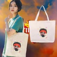 ราคา GD G-Dragon กระเป๋าผ้าใบความจุสูงพกพาสะดวกกระเป๋าผ้า ใบสไตล์เกาหลี (28138159522)