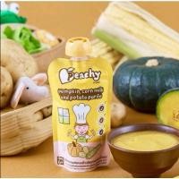 ราคา Peachy รสฟักทองผสมนมข้าวโพดและมันฝรั่งบด 1 ถุง (21558731925)