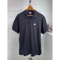 ราคา เสื้อโปโลสีดำมือสอง VINTAGE 90s NIKE LOGO EMBROIDERY BLACK POLO SHIRT Size XL มือ2 (22489703043)