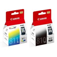 ราคา [ส่งฟรี]Canon 810/810 - PG810/CL811 ชุดตลับหมึกแท้ ตลับหมึก Inkjet (2436893986)