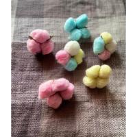 ราคา ดอกฝ้าย ดอกcotton ดอกฝ้ายDIY ดอกฝ้ายกึ่งประดิษฐ 5 ดอก ไม่มีก้าน (19872383321)
