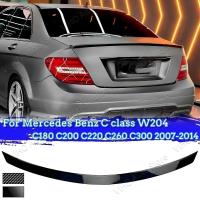 ราคา รถด้านหลังหลังคาสปอยเลอร์สําหรับ Mercedes Benz W204 C CLASS C180 C200 C220 C250 C300 C320 C350 AMG 2007-2014 หางสปอยเลอร์ปีก (28505181126)